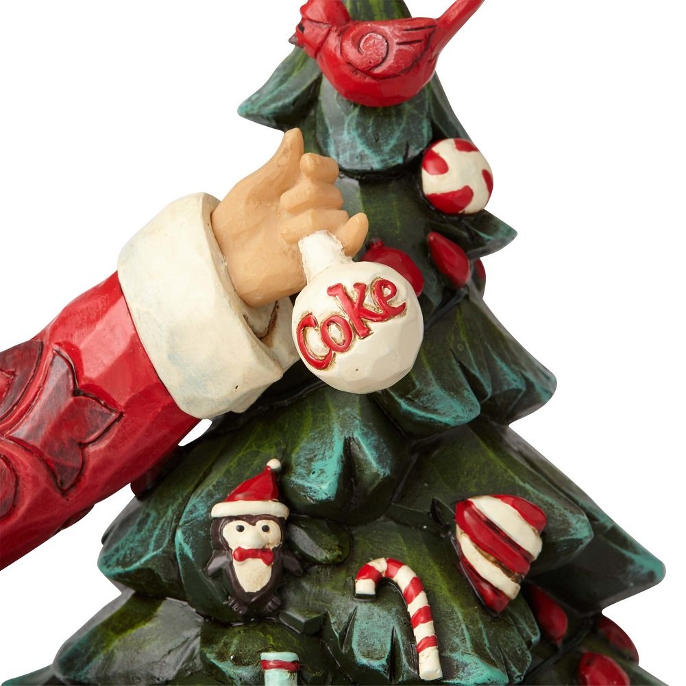 Amazon.com: Enesco Coca-Cola by Jim Shore 4059472 Coke Santa with