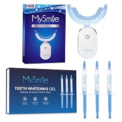 MySmile Teeth Whitening Light 3 Non-Sensitive Teeth Whitening Gel Refill Pack 10 Minute Treatment Teeth Whitening Products 28x