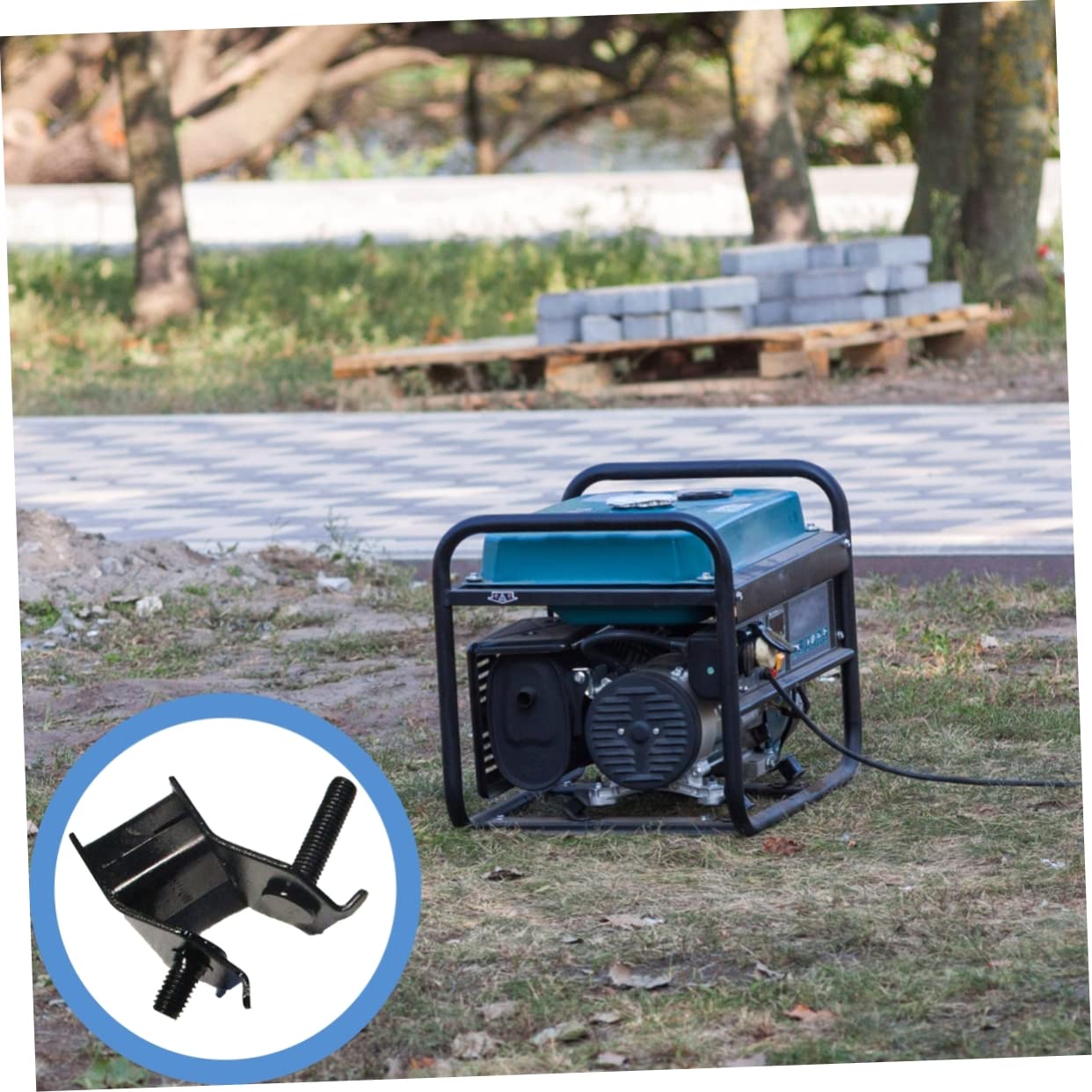 Didiseaon Soporte Antivibración Para De Generador Goma Y Compatible Con Motores De Instalación Reducción De Ruido Y Vibraciones 4 Piezas X 3
