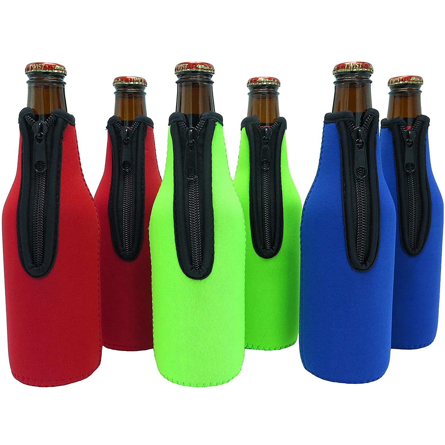 Confezione da 12 manicotti refrigeranti per bottiglie di birra