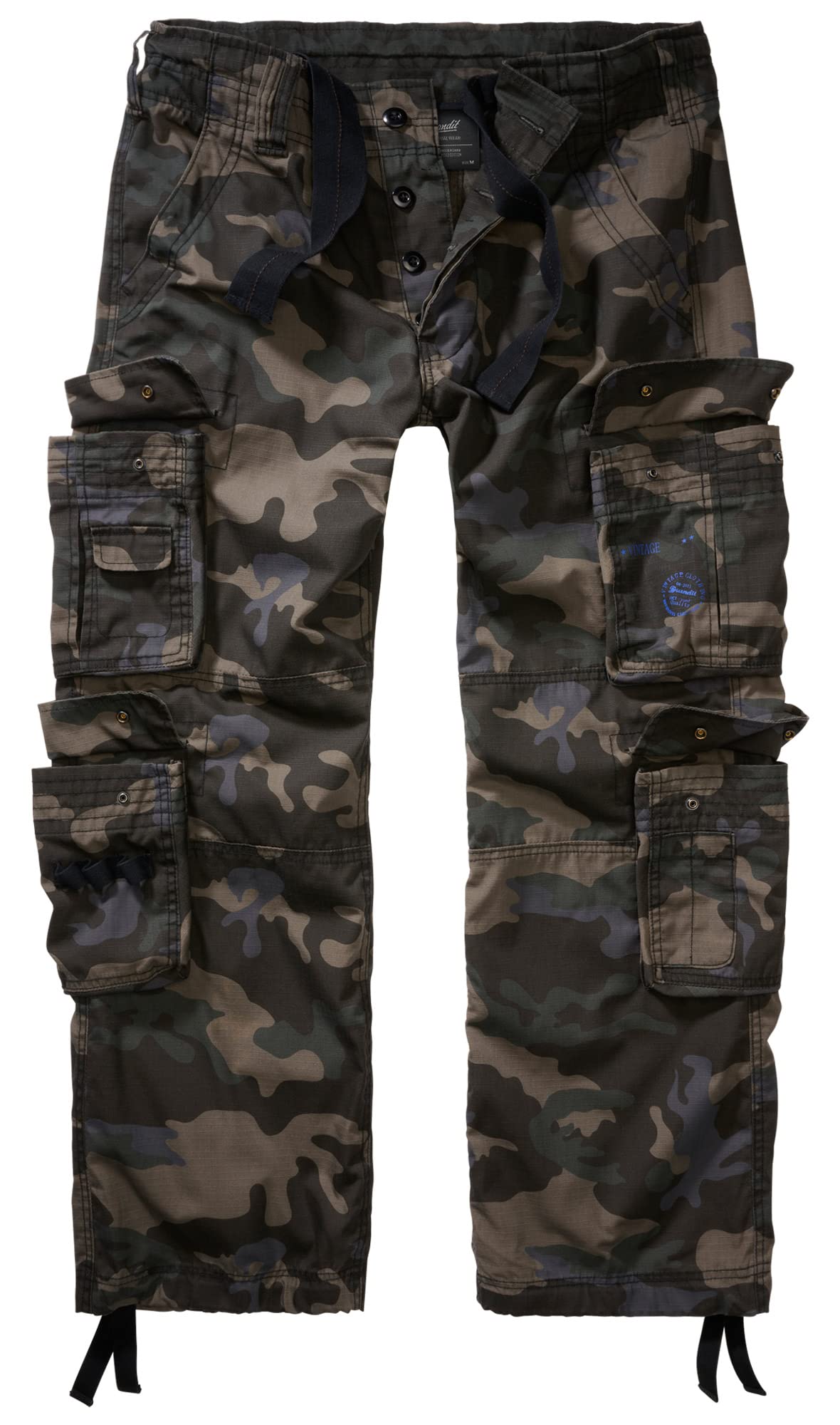 Brandit Pure Vintage Ripstop Trouser darkcamo Gr. M