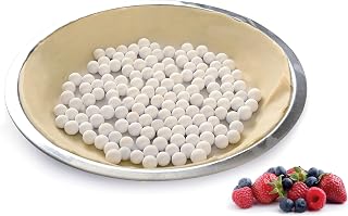 Norpro 3293 Ceramic Pie Weights for Blind Baking - Reusable, Durable for 8-10 Inch Pie Crusts