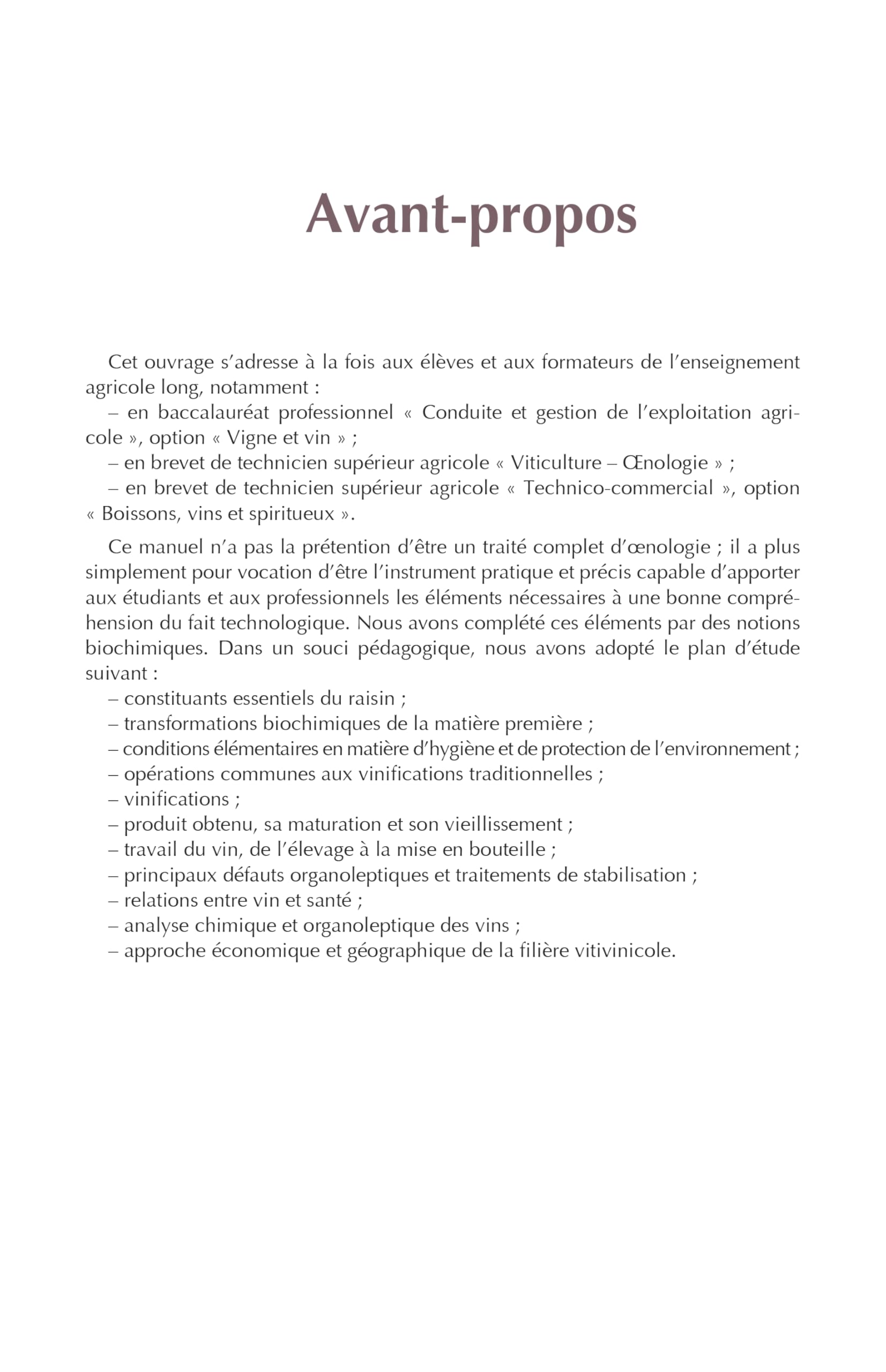L'oenologie (8e édition)
