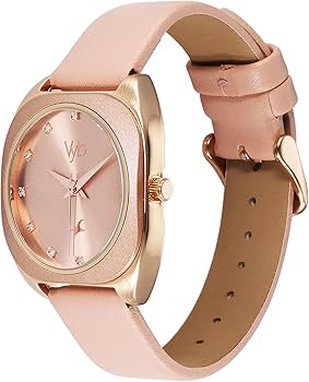 Fastrack Vyb Muse Quartz Analog Pink Dial Watch for Women : Amazon