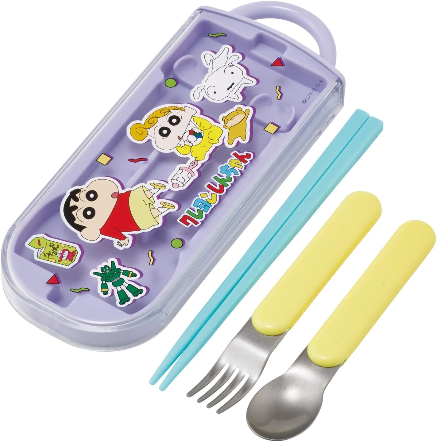 Amazon | クレヨンしんちゃん トリオセット 箸 16.5cm スプーン