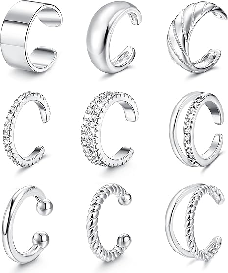 12 Pezzi 15X7mm Ondulato Rondell Perlina Sterling Argento Placcato - Foto 2