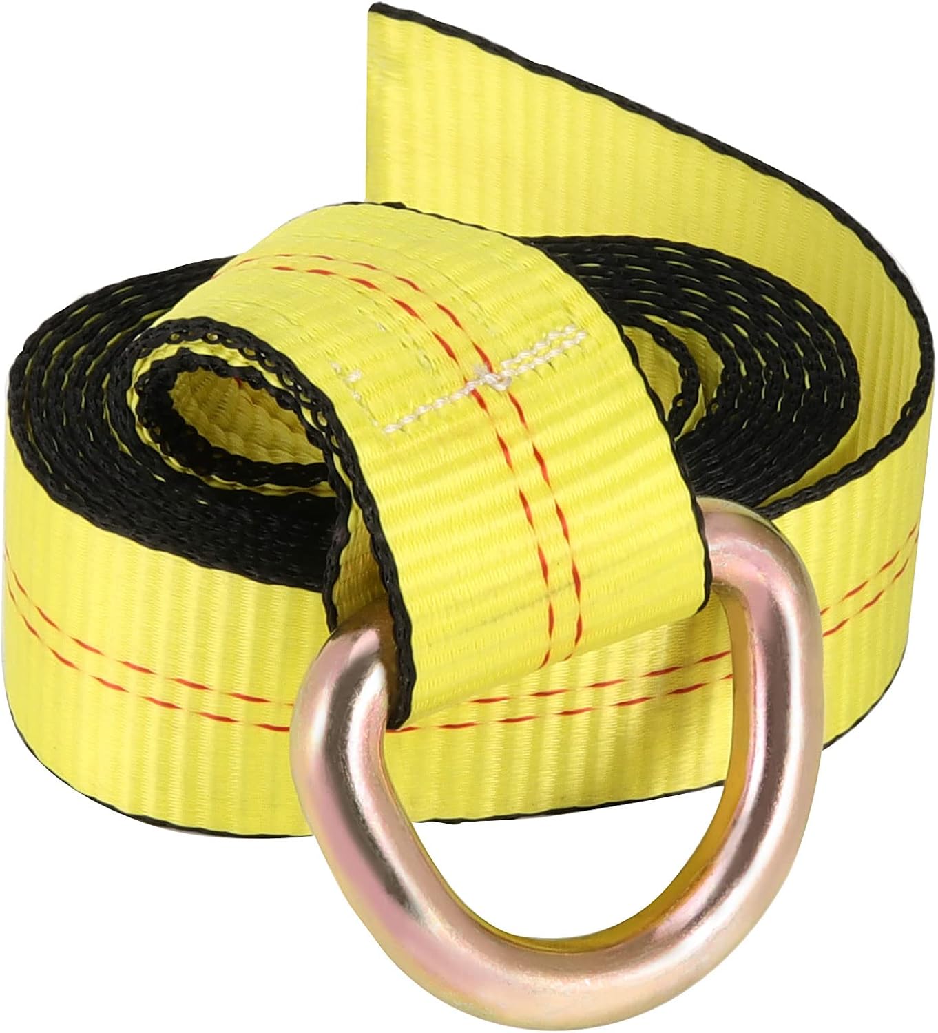 JOIKIT 6 Pack 2 Inch x 8.2 Ft Lasso Tow Strap with D Ring Auto Tie Down for Wheel Lift, Wrecker, Rollback, Tow Truck