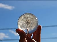 Vista 3 de COREFLEX Pisapapeles de diente de león real, diente de león en bola de resina en caja de regalo, 2.75 pulgadas (2.756 in) decoración de escritorio