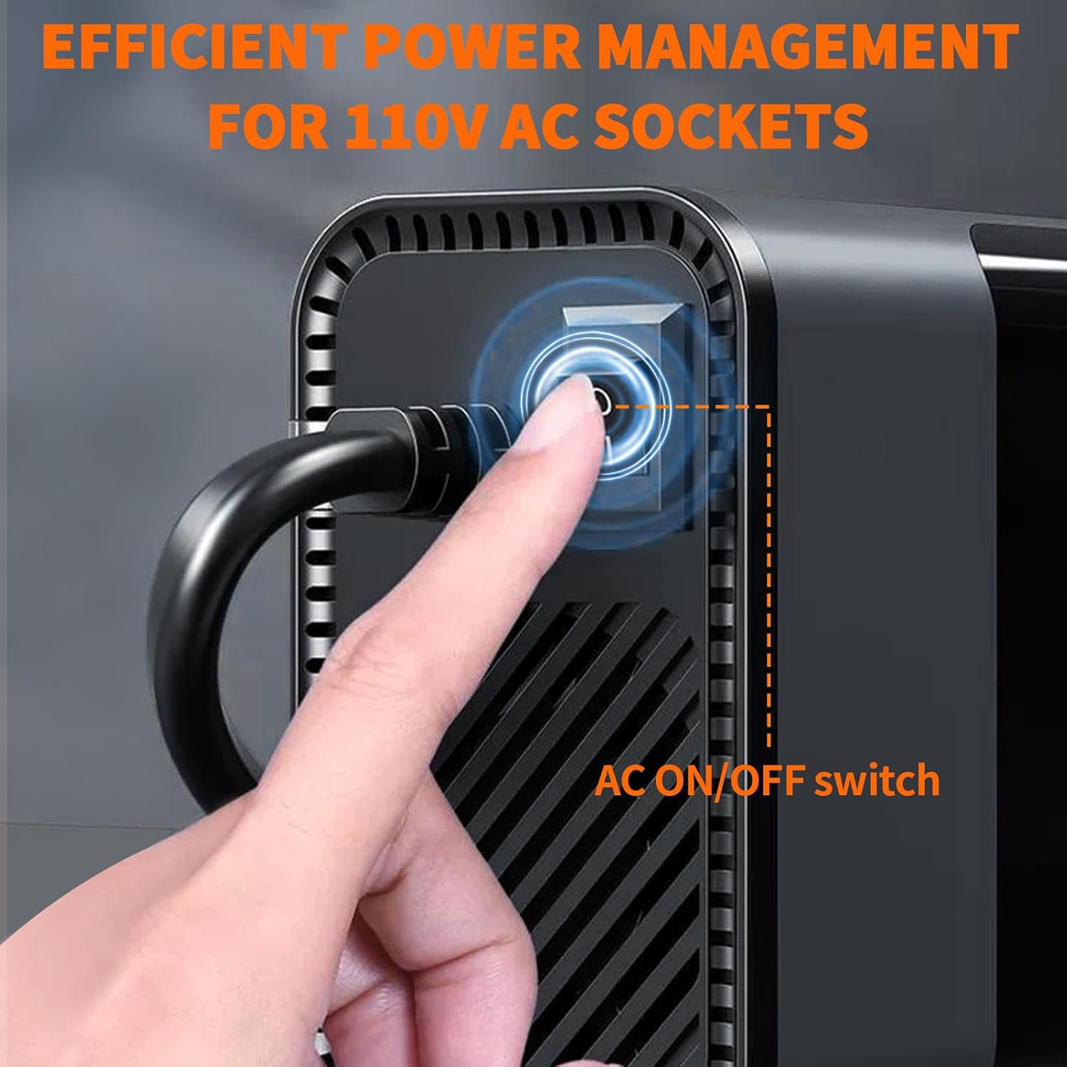 200W Car Power Inverter - with Plug Adapter Outlets and Voltage Display, with AC Outlets + USB-A + 2 USB-C Ports for Laptop/Phone, 12V to 110V Converter for Road Trips/Camping