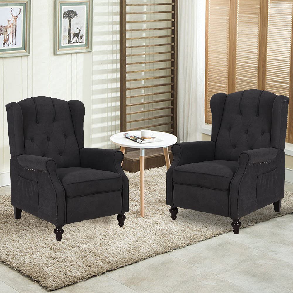 Buy Recliner Chair Set of 2, Accent Living Room Chairs with Massage and