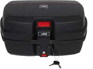 ASG Polypropylene Sg-45 Top Box (45 Liters) Motorcycle Backpack Luggage Bags Hard Shell Motorbike Rear Top Box With Mounti... Price In India