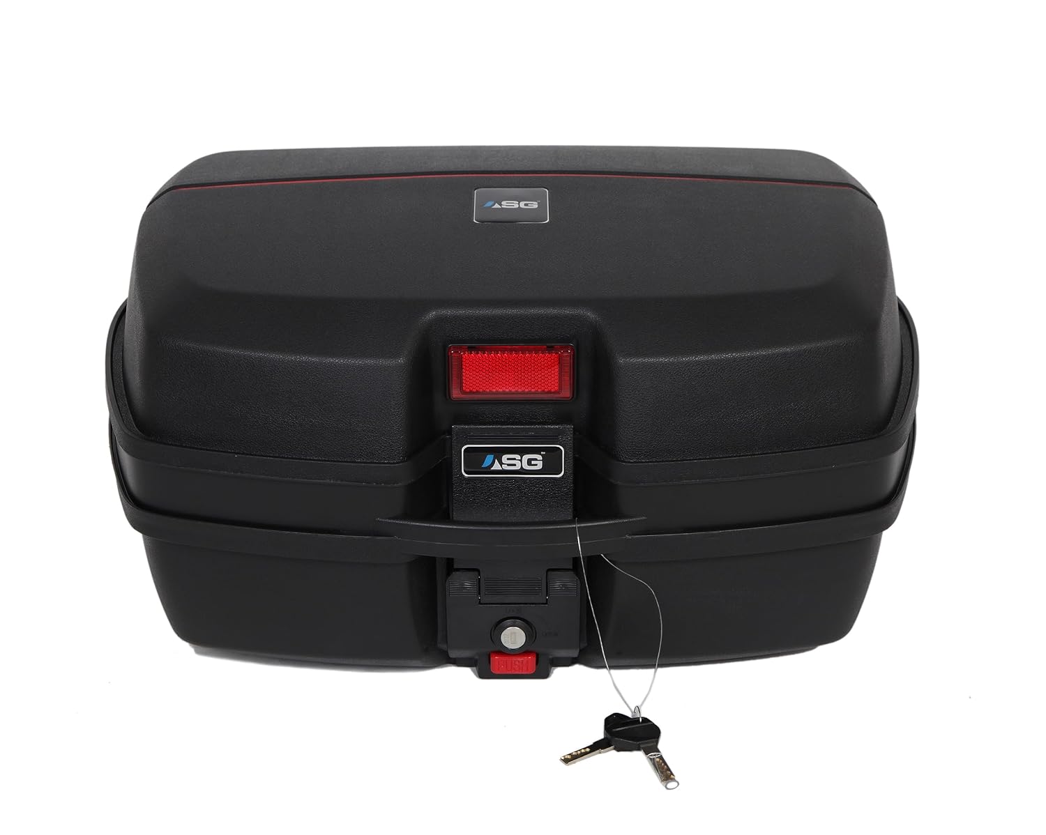 ASG Polypropylene Sg-45 Top Box (45 Liters) Motorcycle Backpack Luggage Bags Hard Shell Motorbike Rear Top Box With Mounti... - Review, Price and Buying Guide