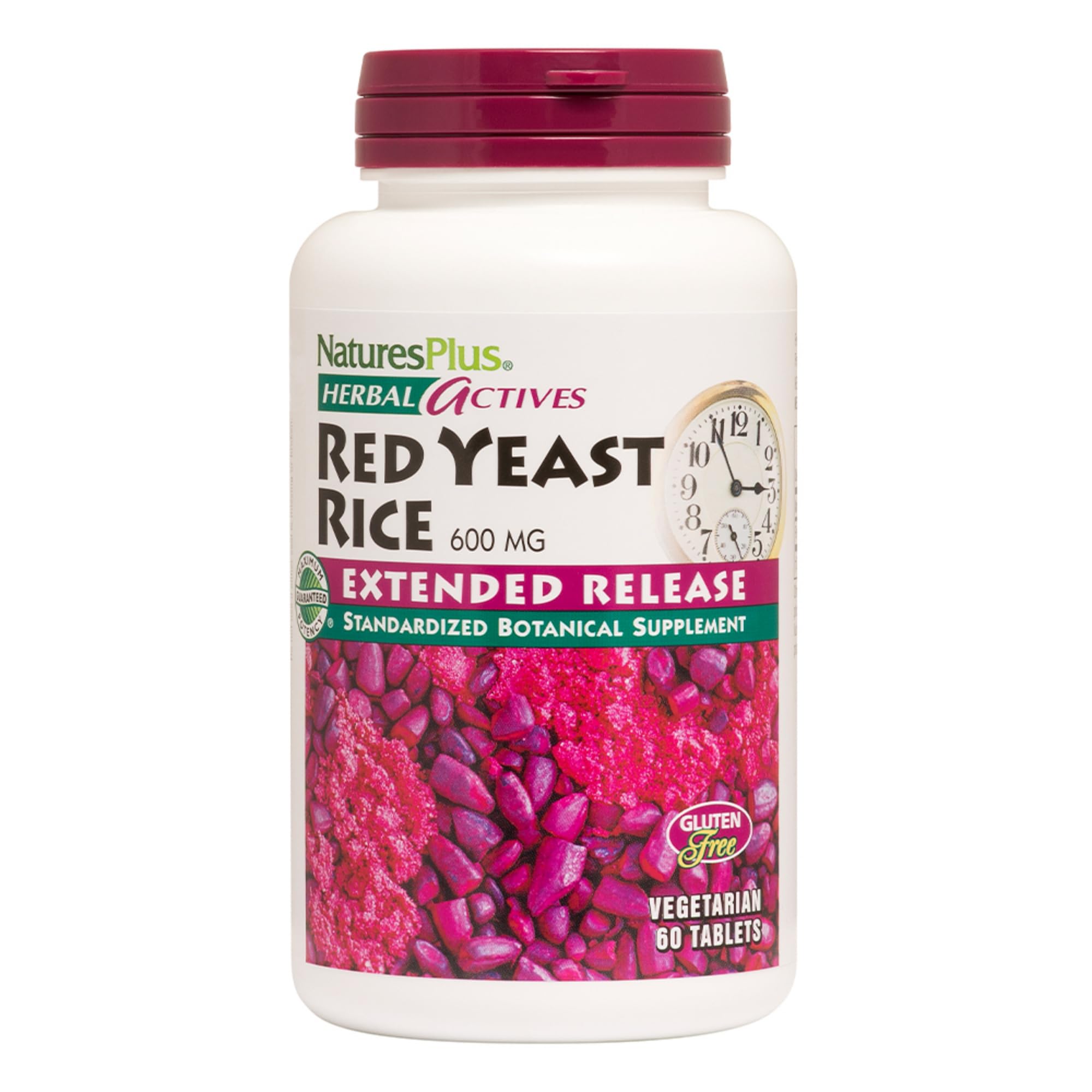 – Nature's Plus Herbal Actives, Red Yeast Rice, 600 mg, 60 Vegetarian Tablets