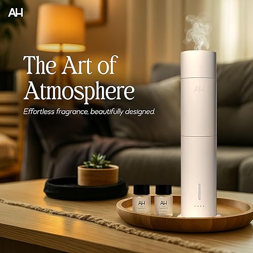 Miniatura 2 de Aura House - Difusor inteligente de aire frío y aceite de fragancia Duo - Difusor controlado por aplicación Bluetooth para el hogar (aceites Collins