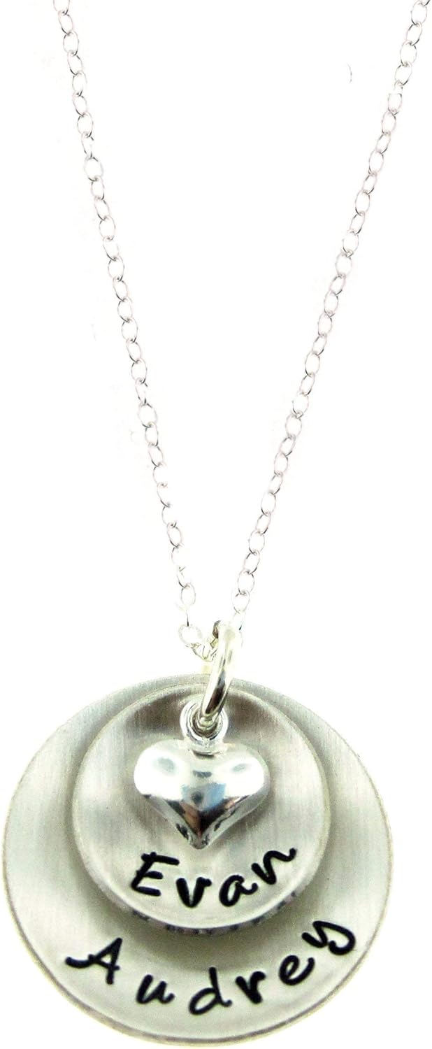 Two Name Sterling Silver Personalized Necklace - Genuine .925 Sterling Silver - Image 3