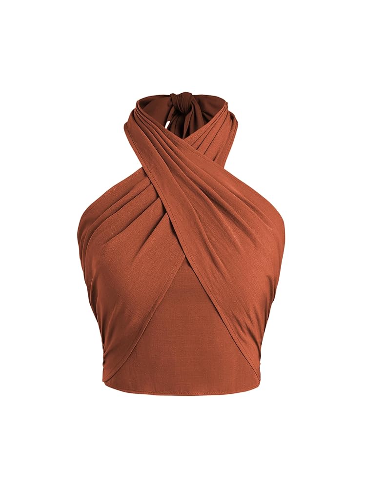 トップス theredthread S clip halter tops flare THEREDTHREAD / ザレッドスレッド】S clip halter tops flare