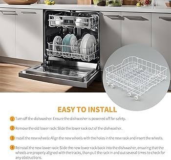 Amazon.com: Allstare WD28X10384 Dishwasher Lower Rack Replacement