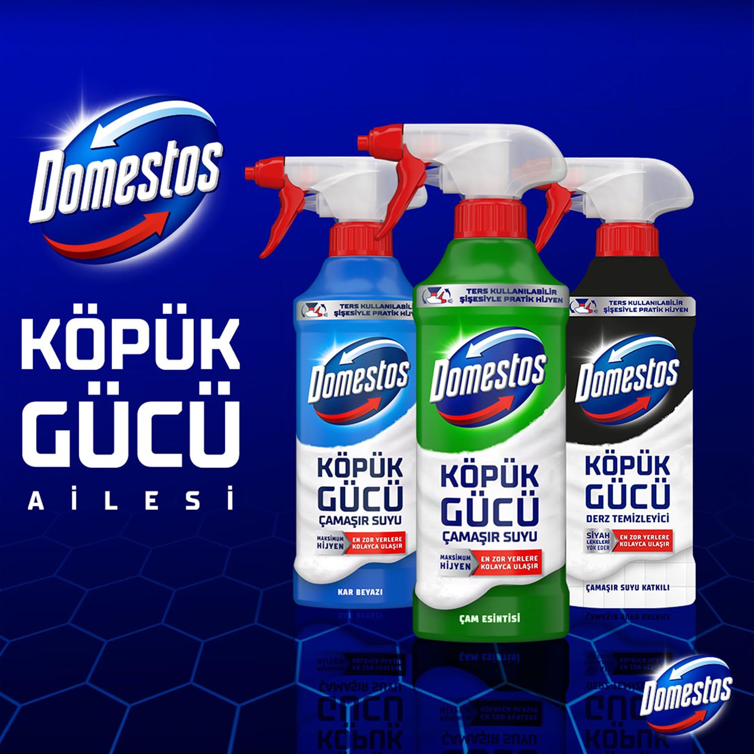 Domestos Köpük Gücü Köpük Çamaşır Suyu Çam Esintisi 450 ml