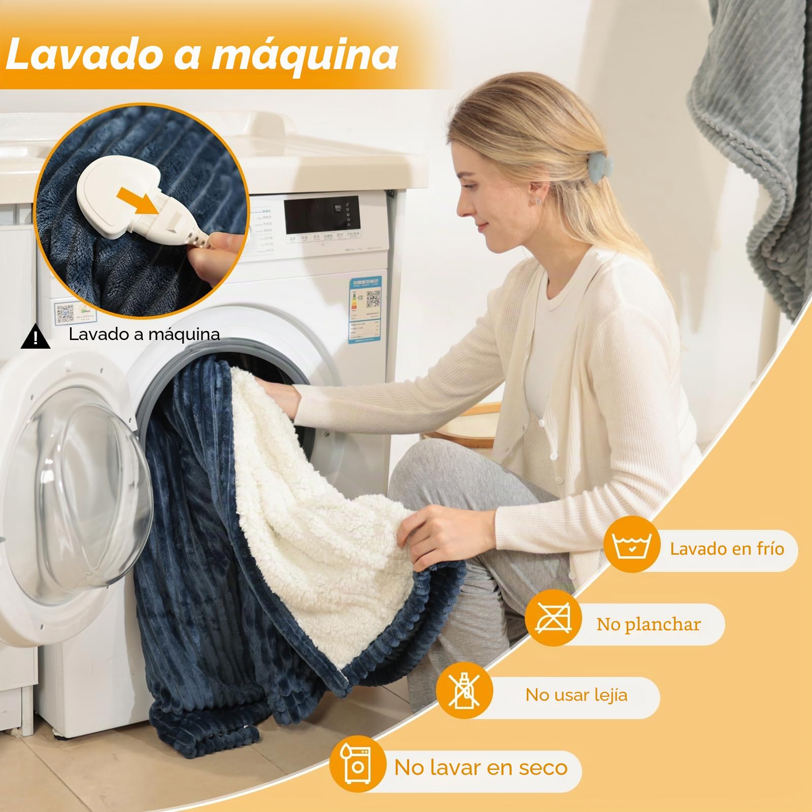 ITSHINY Manta Eléctrica 180x135cm con Control Digital, 6 Niveles de Calor, Temporizador 1-10 Horas, Apagado Automático y Protección contra Sobrecarga, Felpa Suave Lavable a Máquina