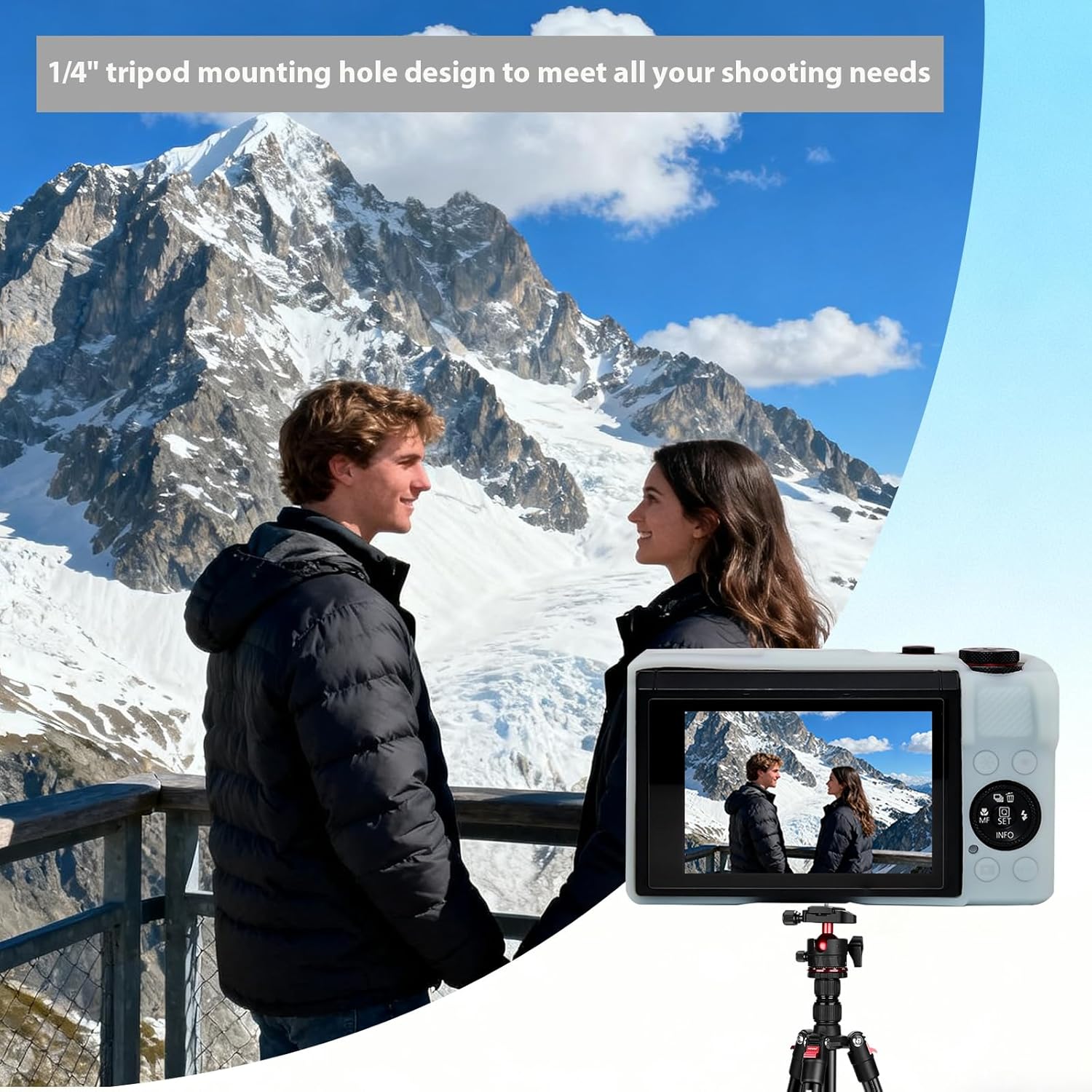 Case for Canon G7X Mark III Camera, Soft Silicone Protective Case, Slim Fit Sleeve with Removable Lens Cover and Screen Protector Accessories, Lightweight, Anti-Scratch (Jelly Green) - Image 5