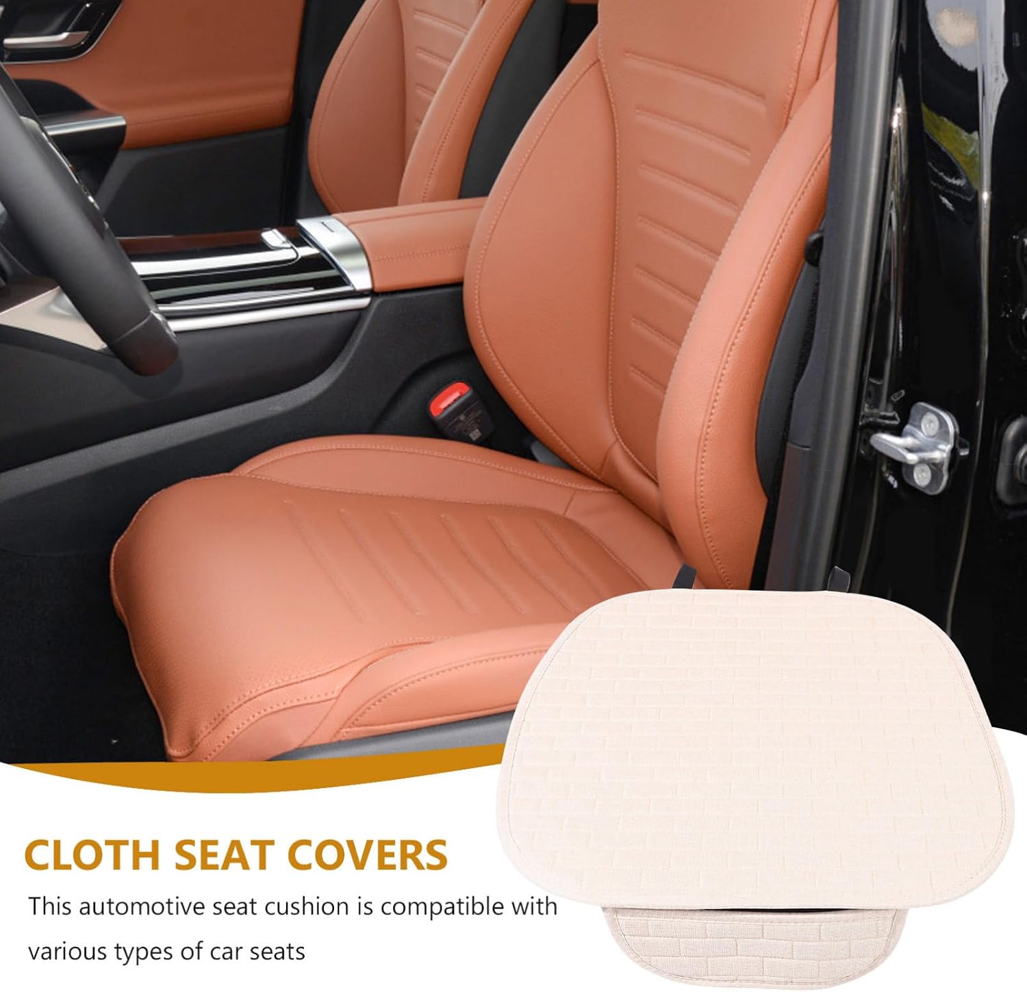 Breathable Car Seat Cushion Skid Pad for Automotive Seats Comfortable Decorative Mat for Car Office