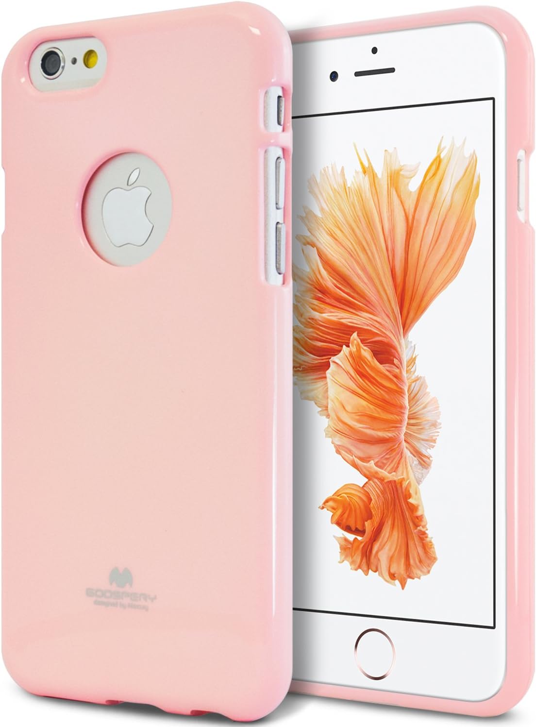 Amazon Com Goospery Pearl Jelly For Apple Iphone 6s Case 15 Iphone 6 Case 14 Slim Thin Rubber Case Pink Ip6 Jel Pnk Cell Phones Accessories