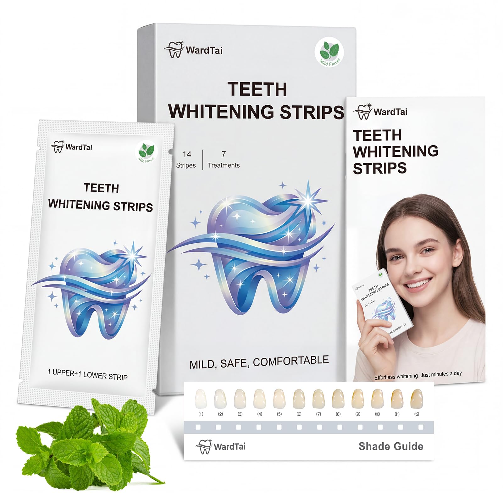 Sensitive Teeth Whitening Strips - 7-Day Starter -1