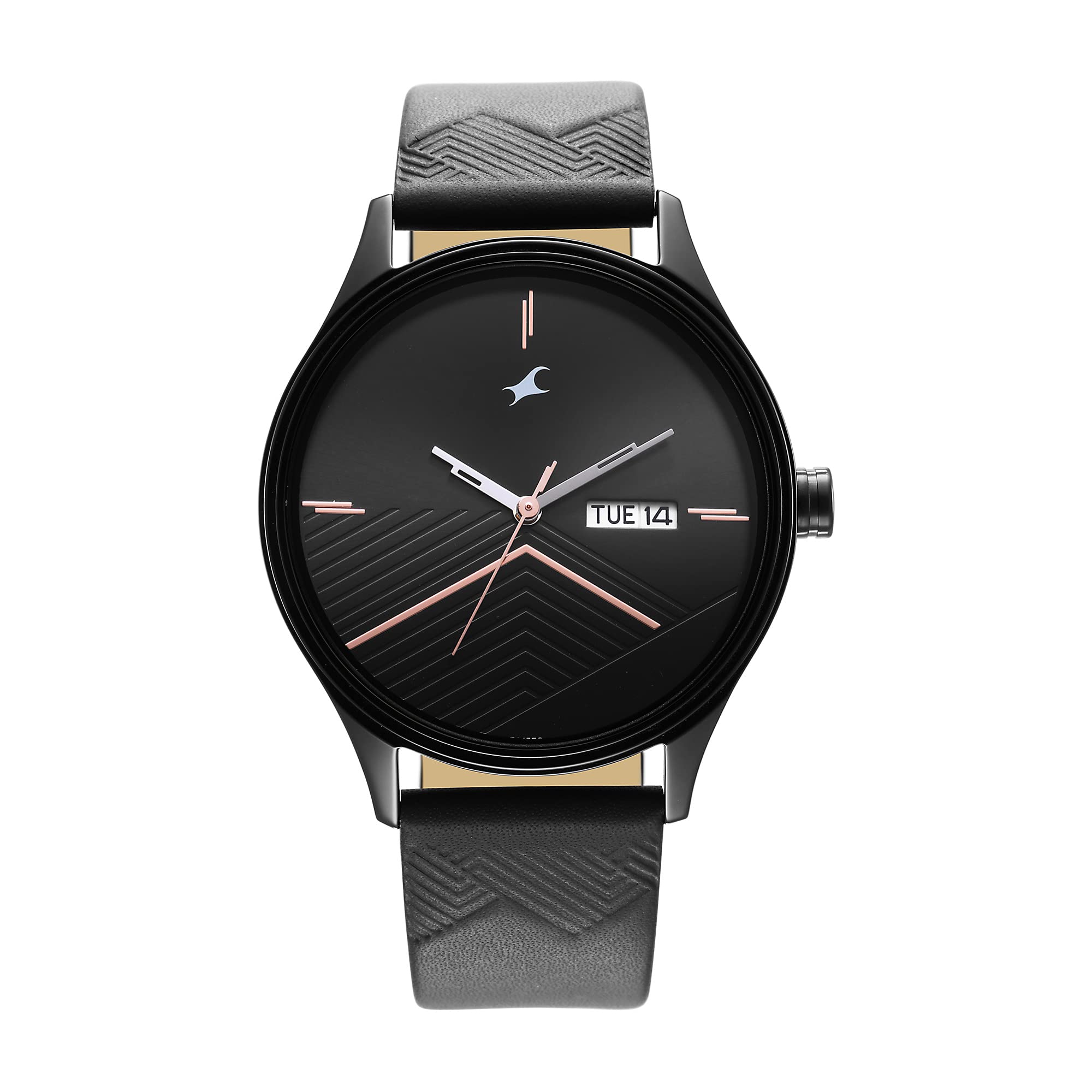 Fastrack Style Up Analog Mens Black Dial Leather Strap Watch for Guys-NR3247NL01 (B0BPRYLXQ9) Amazon Price History, Amazon Price Tracker