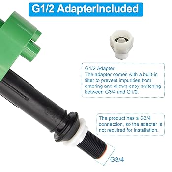 Lychee Light Toilet Fill Valve, Compatible With TOTO Vintage