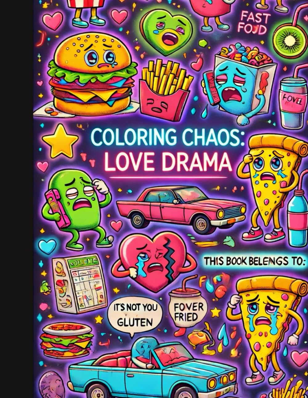 Coloring Book Love Drama (Coloring Chaos)
