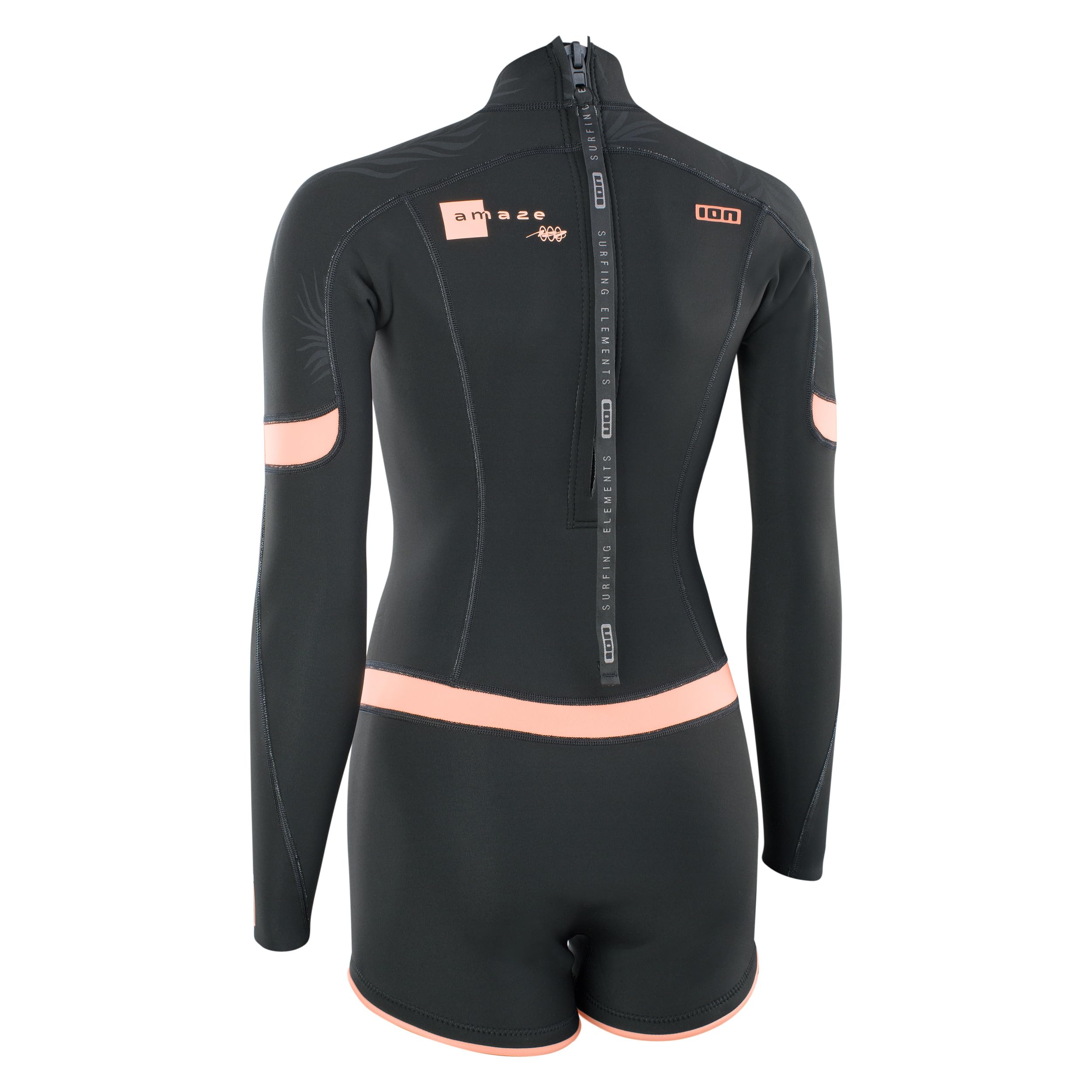 ION Amaze 2.0 Back Zip LS Shorty 2022 Black