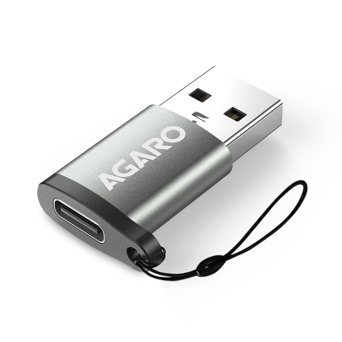 AGARO USB 3.0 Type C Female to USB Male OTG Adapter, 5 Gbps High-Speed Data