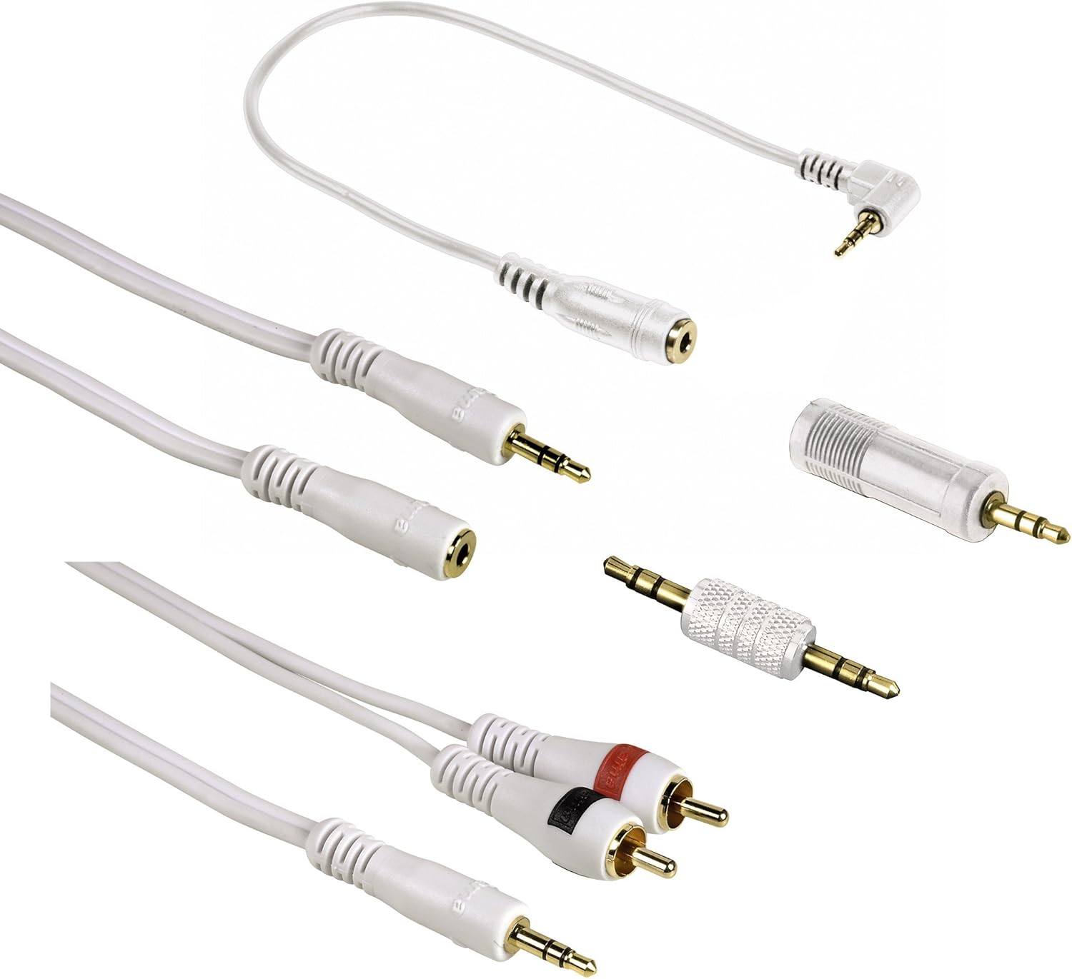 Hama MP3 3.5mm Jack Audio Connection Kit White Amazon.co.uk