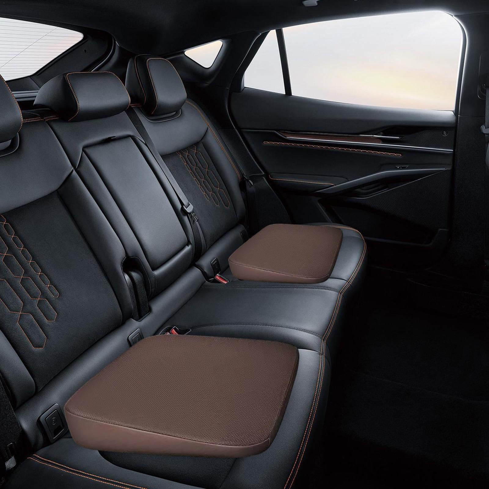 Cojín para Asiento De Coche - Cojín De Asiento Suave Al Piel