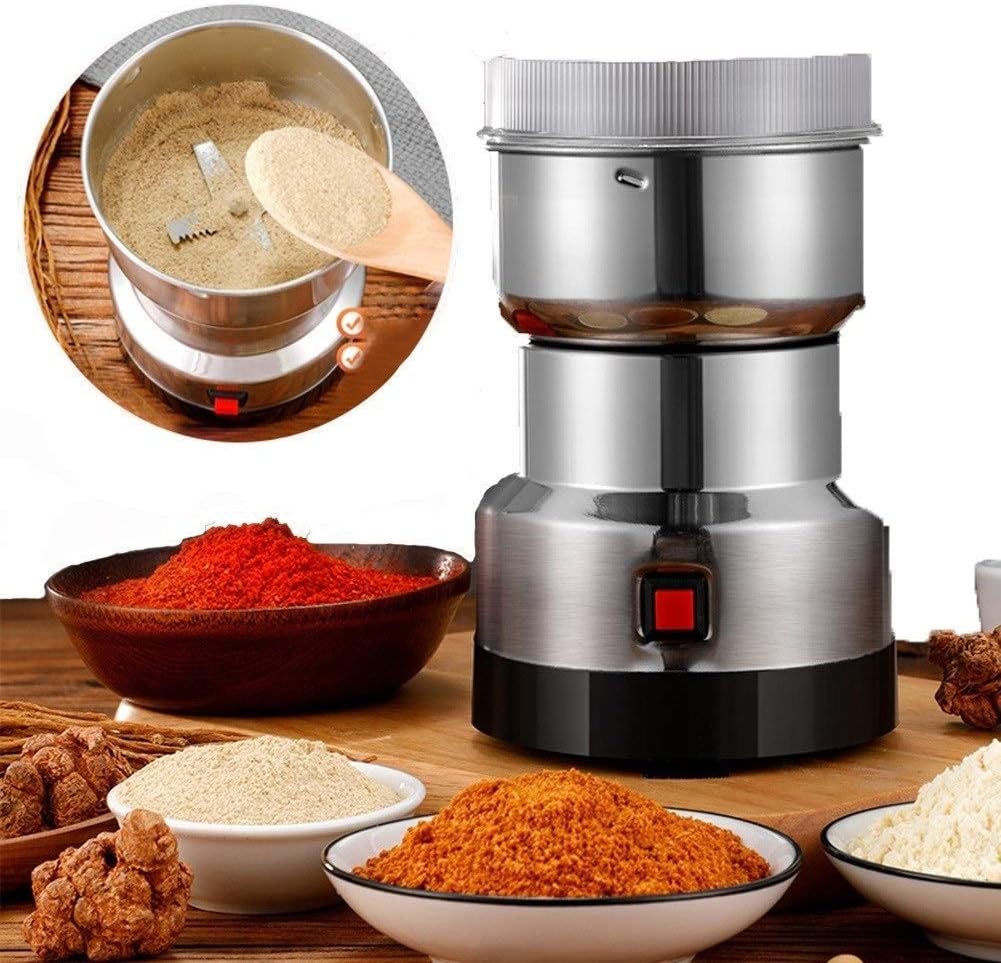Grain Grinder Electric 500g Coffee Grinder Small for Home USB Charging Coffee Grinders Electric for Home Herbs Spices Nuts Grains Coffee Bean Grinding