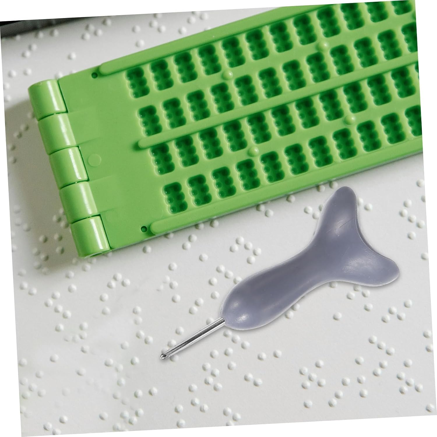 NOLITOY 5pcs Braille Writing Tool for Blind Lightweight Pen Stylus for and Writing Essential Supply for Visually Impaired Students and Individuals