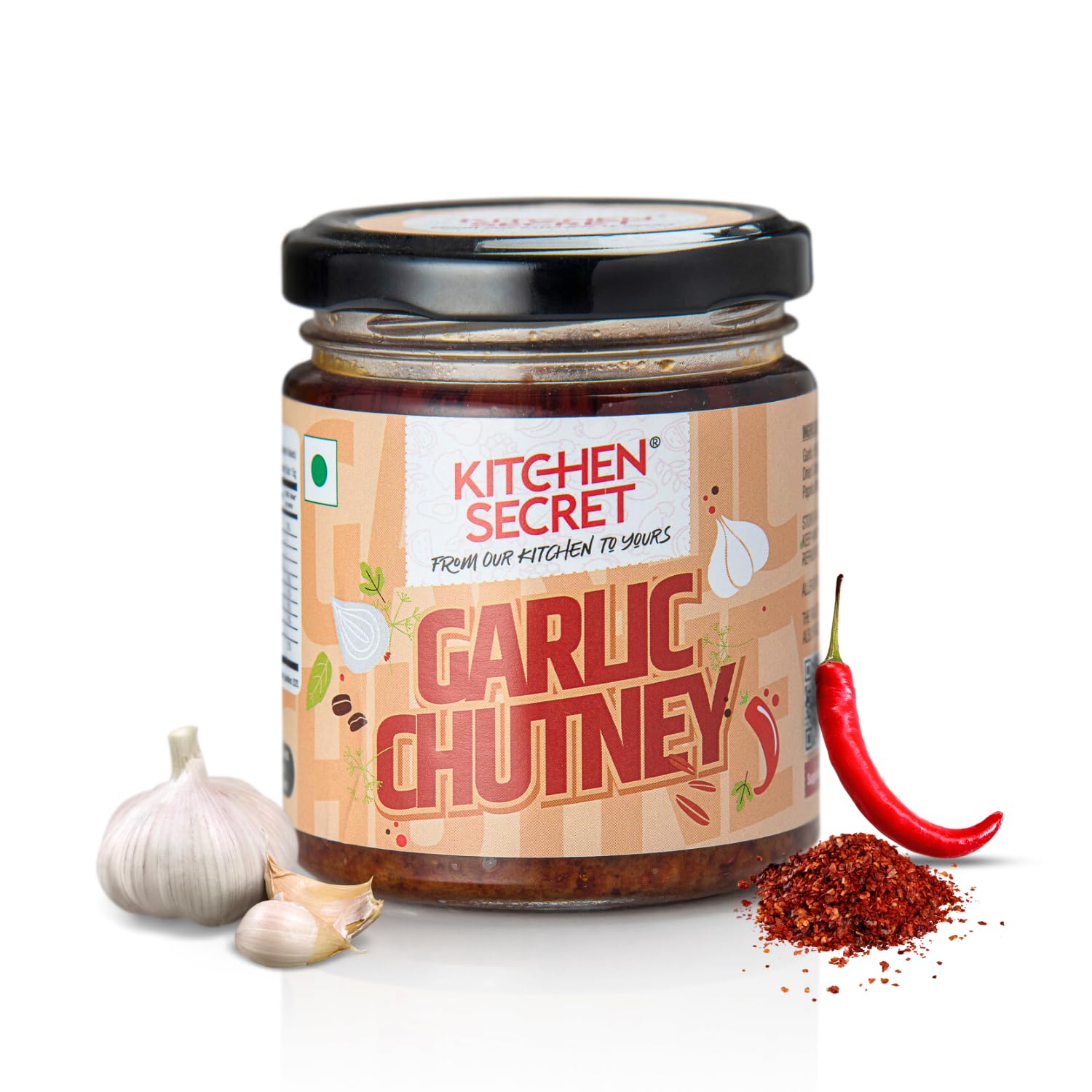 Kitchen Secret Garlic Chutney 185g, Premium Flavor Enhancer, Made with Fresh Garlic & Spices, Versatile Ready-to-Eat Condiment for Sandwiches, Pasta, Pizza, No Artificial Colors or Preservatives (B0CCPDXBWJ) Amazon Price History, Amazon Price Tracker