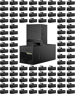 100 Pack Rj45 Coupler Cat6 Cat 6 Cat 5 Cat5 Cat5e Keystone Jack Network Cable Couplers Extender Adapter Wall Inline Patch Panel Connectors