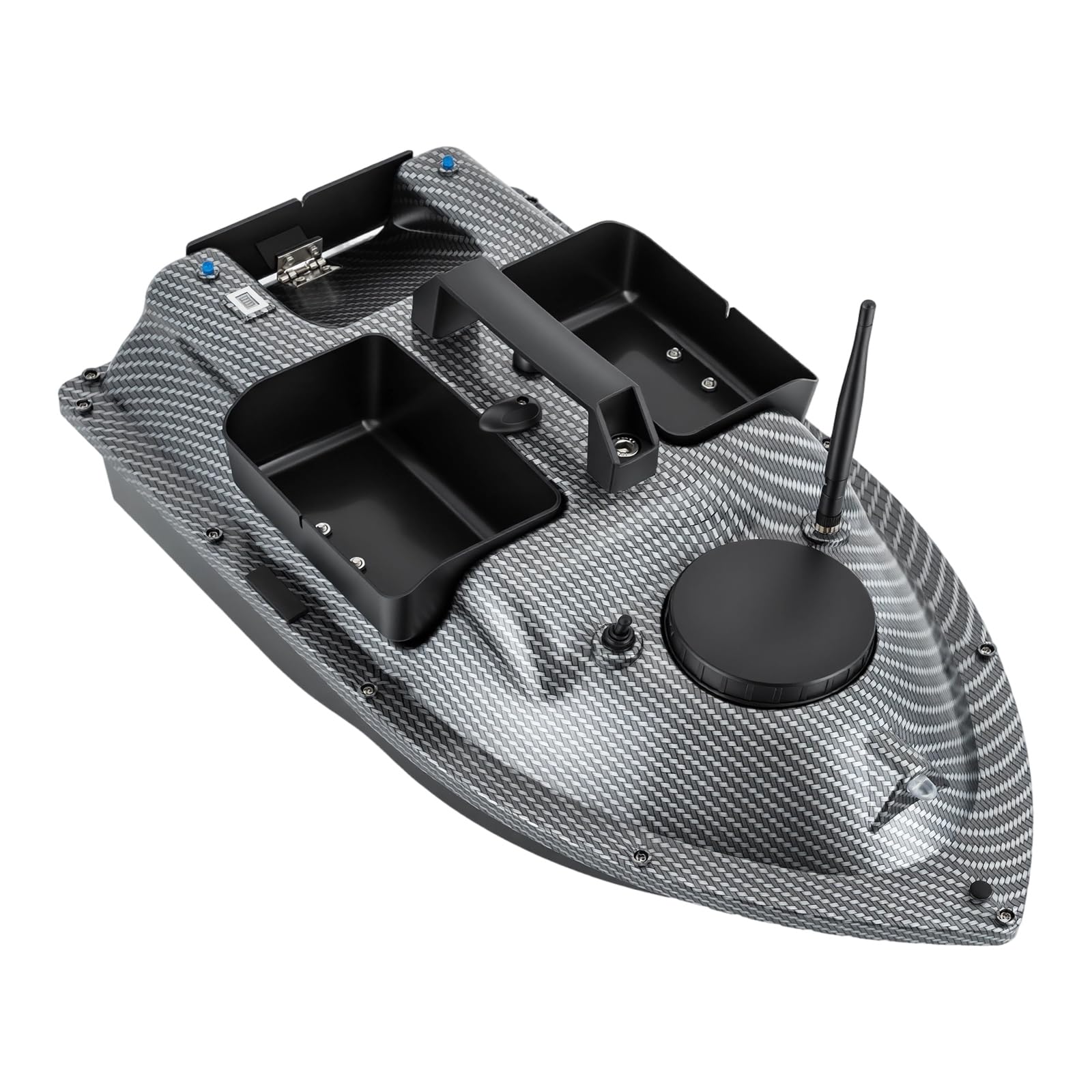 Barco de pesca con mando a distancia, barco de pesca, barco de pesca, barco de pesca, cebo de pesca teledirigido, con GPS, pesca nocturna, cebo de pescado, para pesca de surf, ríos, lagos