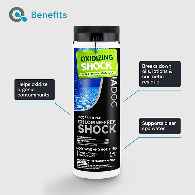 Shock Oxidante AquaDoc 32oz para Spa sin Cloro miniatura 3