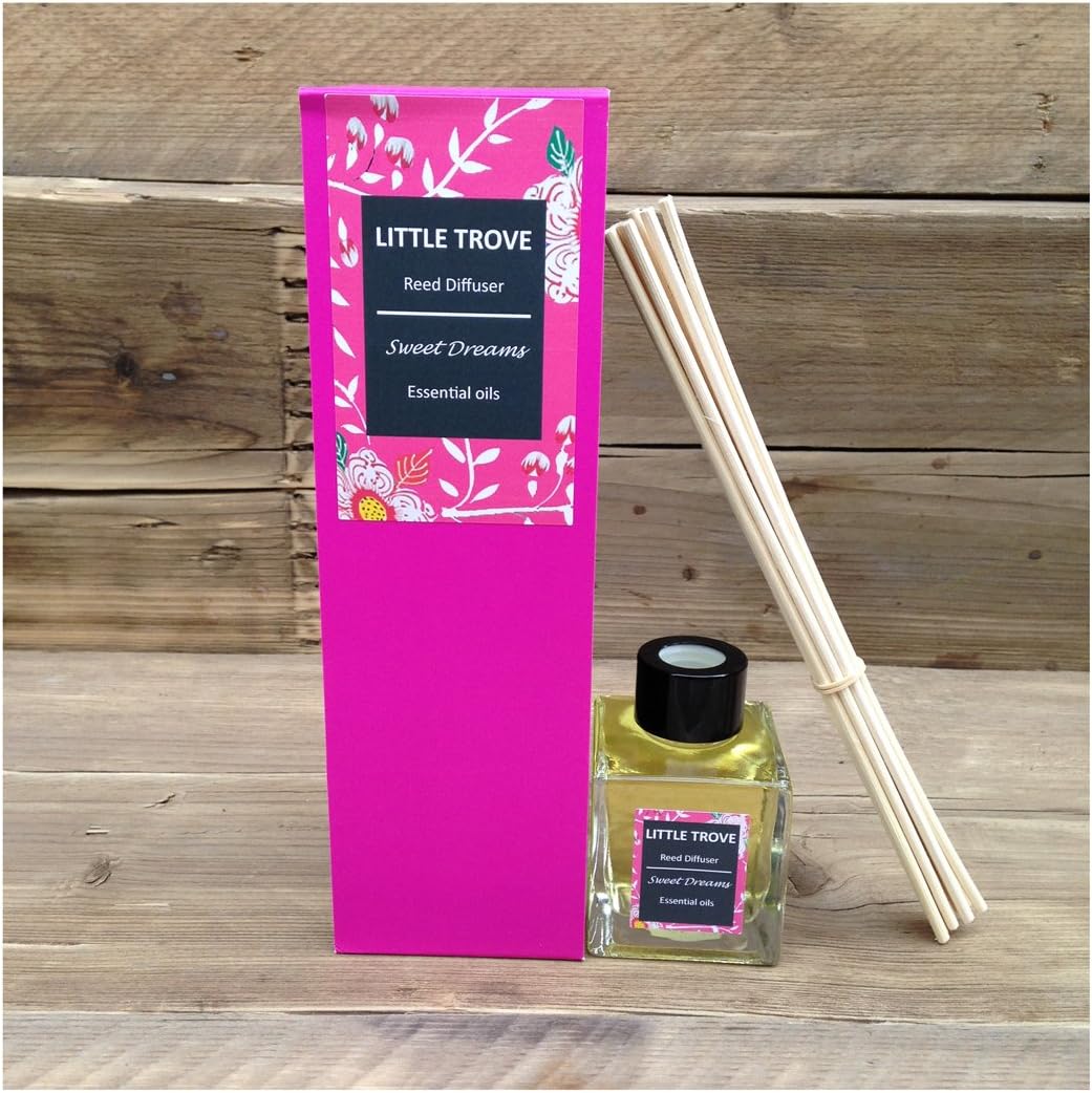 Natural Eco Friendly Reed Diffuser with Essential Oils - Sweet Dreams