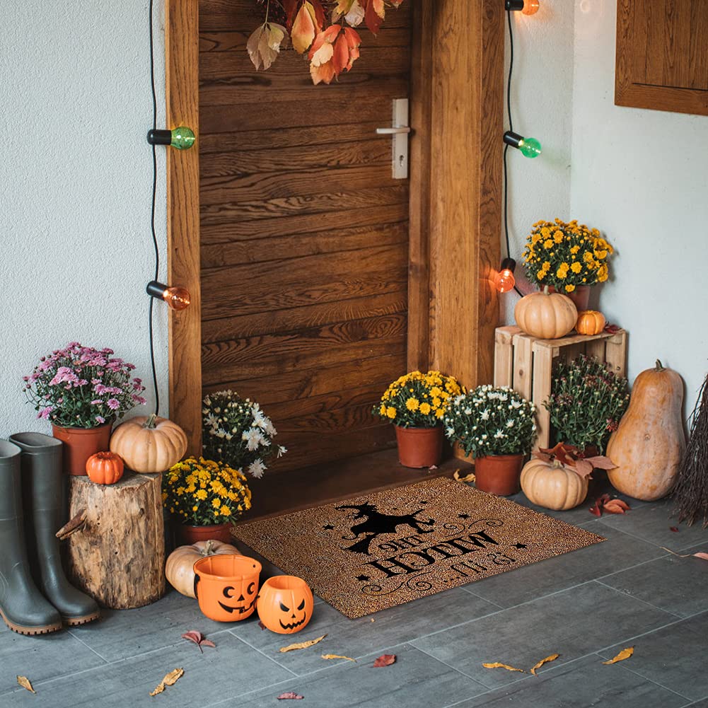 Paillasson Mignon Halloween Fantôme Antidérapant Absorbant 60 X 40 Cm