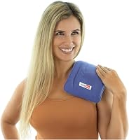 ThermiPaq Medium Reusable Hot Cold Pack Wrap for Knee Shoulder Back Pain Relief - 6x12 Inch Microwaveable Ice Pack