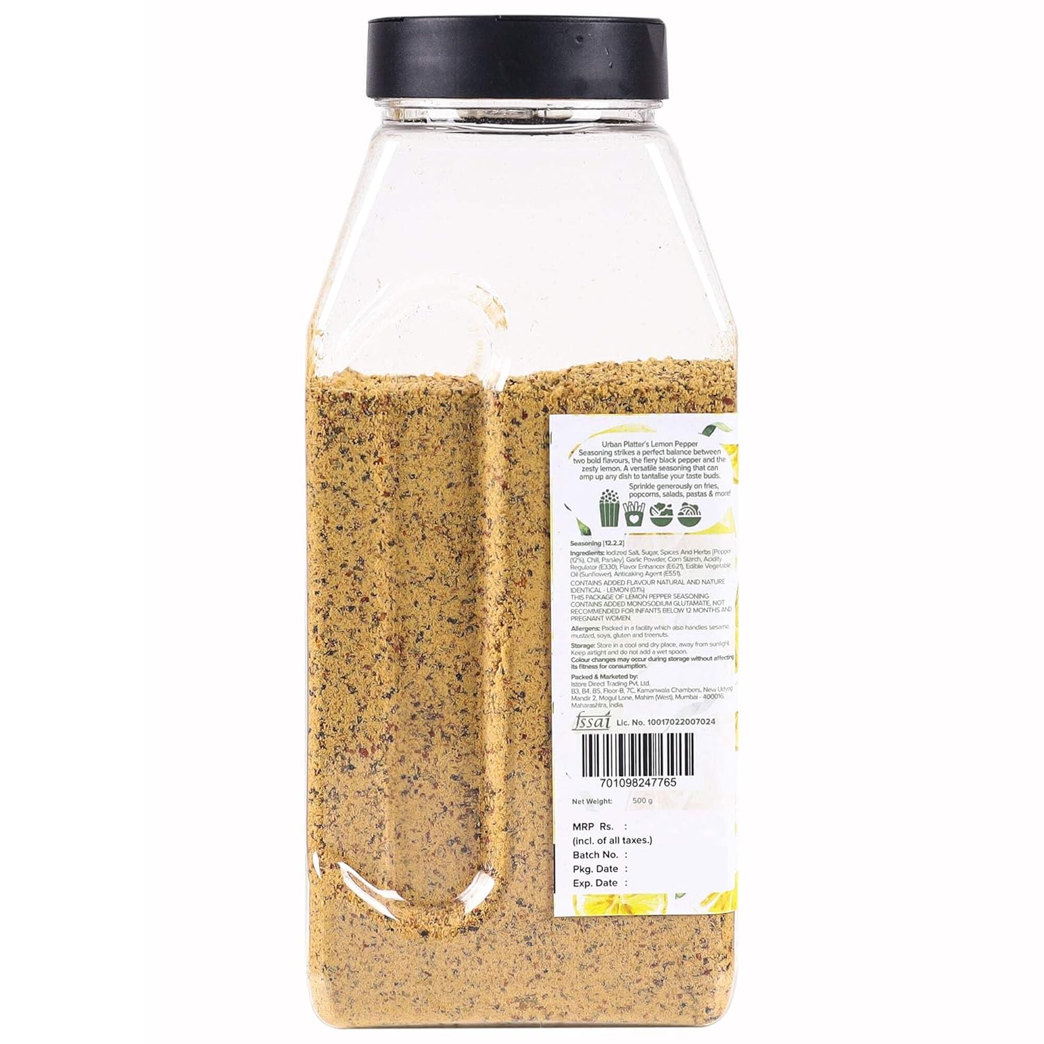 Urban Platter Zesty & Lively Lemon Pepper Seasoning Mix, 150g