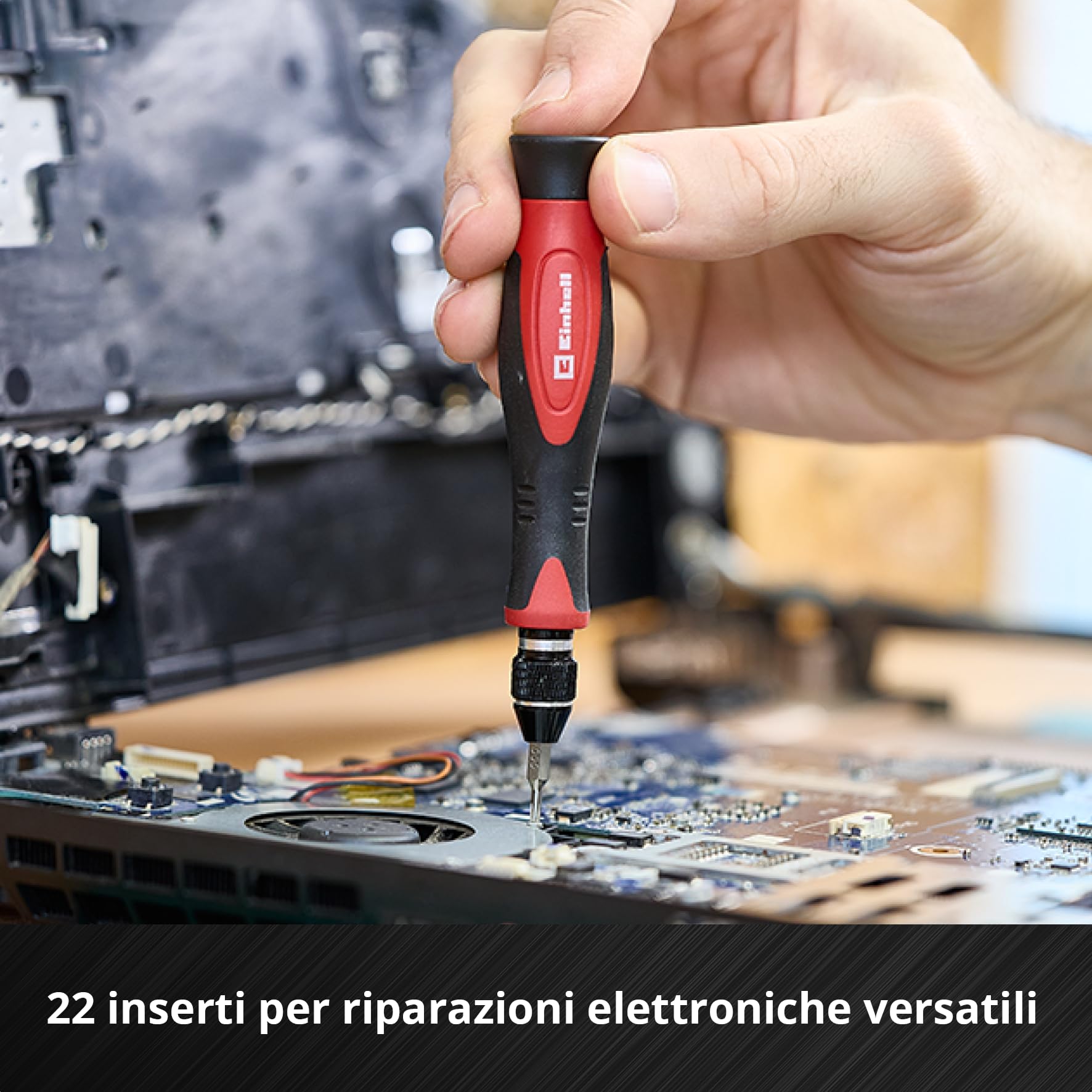 Einhell E-Case 153 pezzi valigetta portautensili Hobby | Riparazione elettronica | pinze elettronica | set capicorda | spazzola metallica | lime | morsetti molla | valigetta sistema