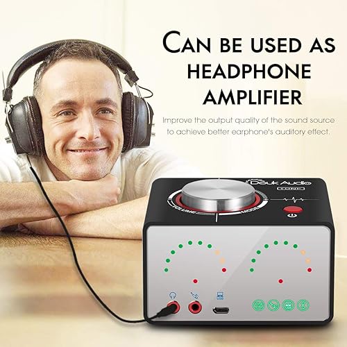 Miniatura 6 de Amplificador de potencia Bluetooth 5.0 de 2 canales estéreo mini Hi-Fi amplificador integrado 2.0 receptor de audio inalámbrico para altavoces