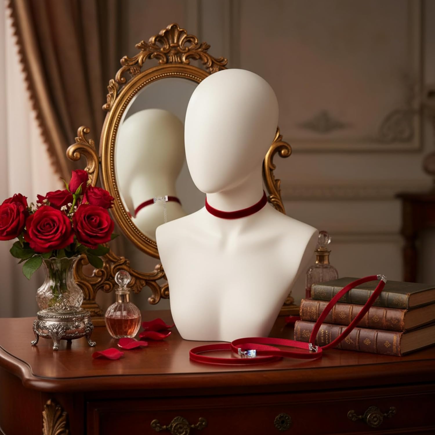 Tondiamo 4 Pcs Velvet Chokers for Women Set Adjustable Choker Necklace Gothic Punk for Christmas Birthday Jewelry Gift - Image 4