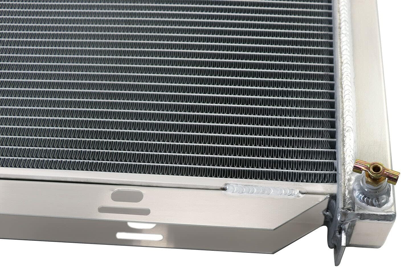 4 Row Core Aluminum Radiator For 1971-1973 Ford Mustang/ 1970-1971 Torino Fairlane Torino LTD Galaxie 69-71 Mercury Cougar V8 26''Core 1972 71 72 73 Radiador