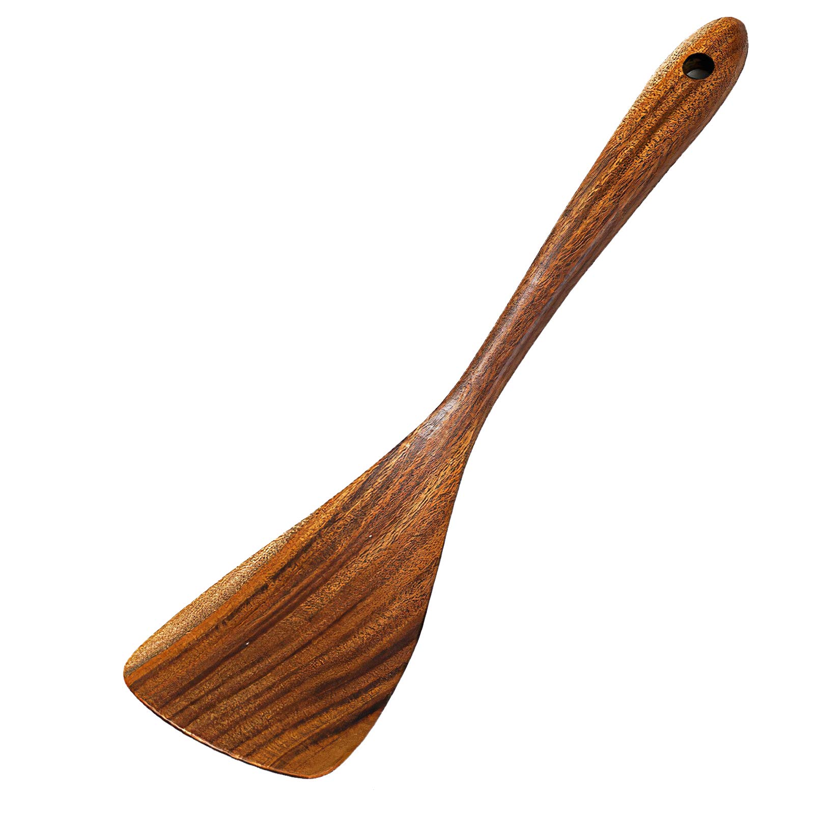 Küchenhelfer-Set aus Holz, antihaftbeschichtet, Spatel, Löffel, Sieb, Salatgabel, Naturholz, Kochutensilien, 8 Stück