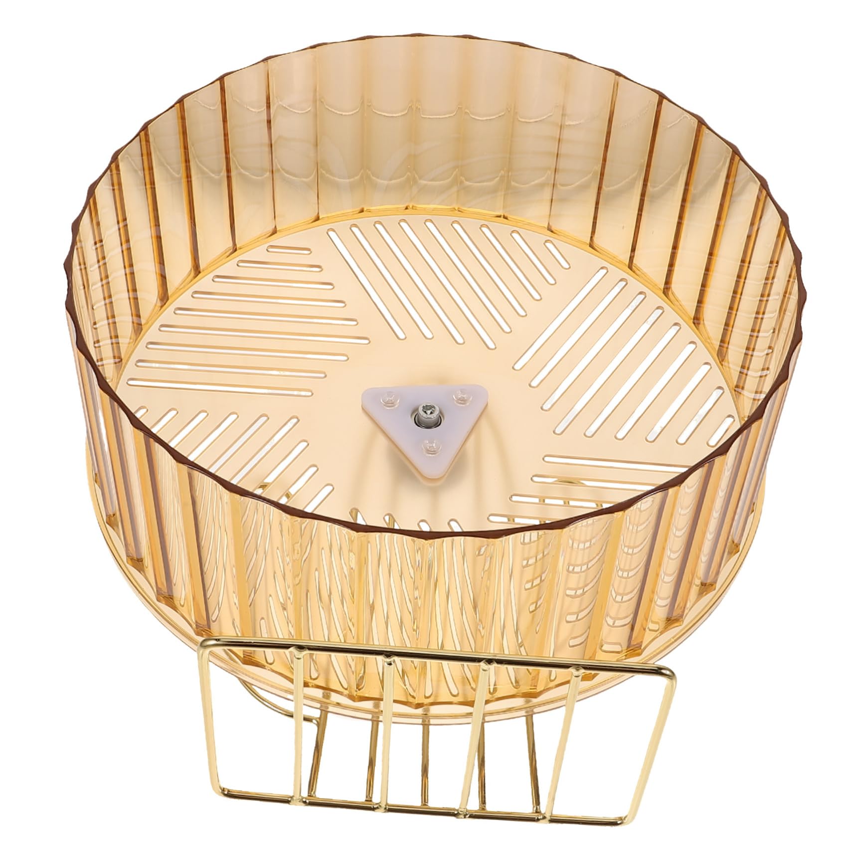HANABASS Roue D’Exercice pour Hamster, Accessoire pour Petits Animaux, Base Stable, Plastique et Alliage, pour Cage, Réduit L’Ennui et Stimule L’activité